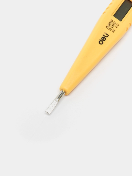 Вольтметр Deli EDL8003 12-220V AC/DC