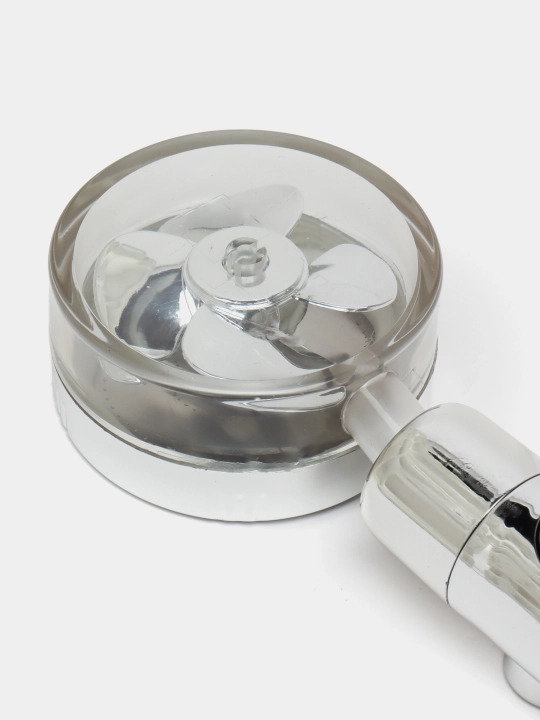Ventilyatorli va filtrli, suvni tejaydigan nasadkali dush uchun voronka