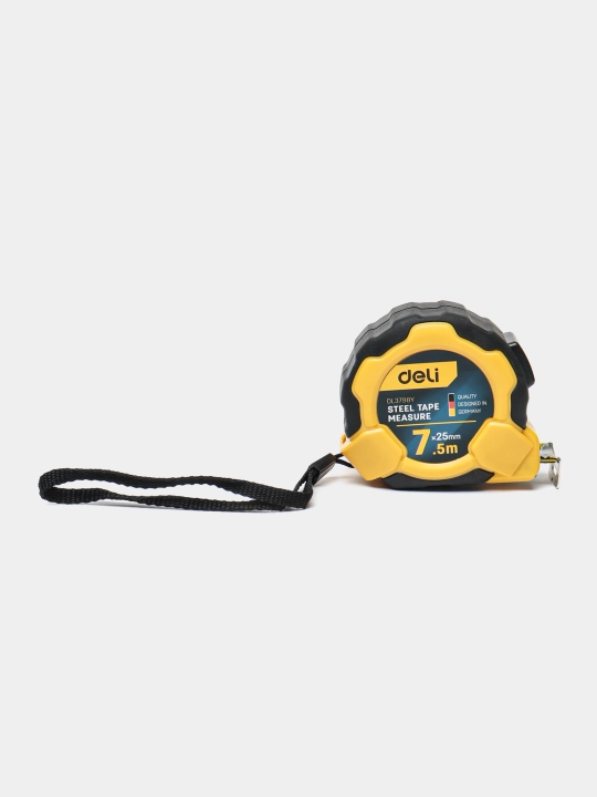 Рулетка Deli EDL3798Y, 25мм * 7.5 м