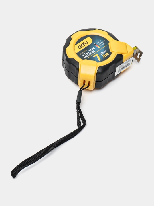 Рулетка Deli EDL3798Y, 25мм * 7.5 м