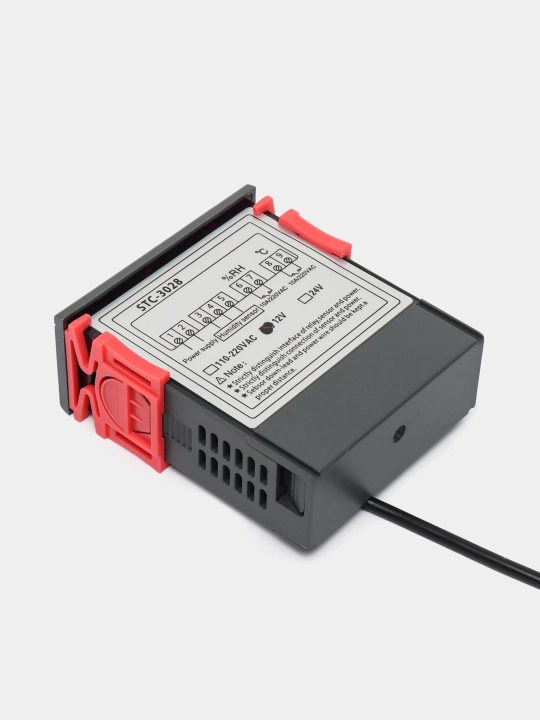 Termostat STC-3028 DS 12V harorat va namlik nazorati uchun raqamli qurilma inkubator uchun