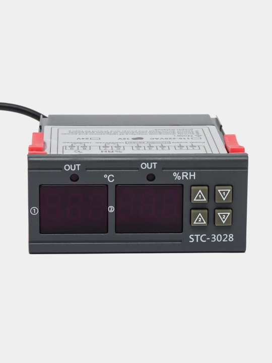 Termostat STC-3028 DS 12V harorat va namlik nazorati uchun raqamli qurilma inkubator uchun