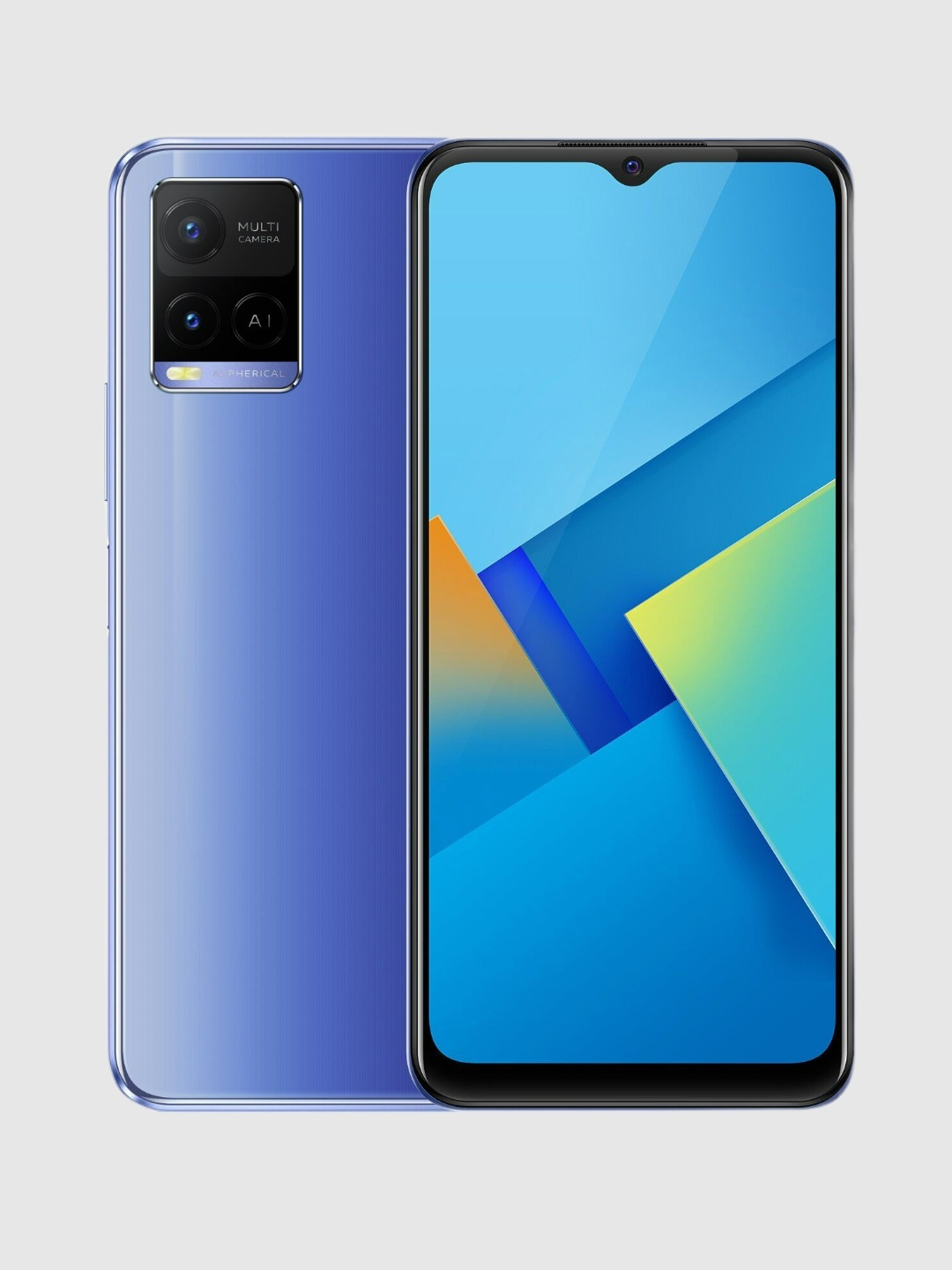 Смартфон Vivo Y21 4/64 ГБ, Metallic Blue купить по низким ценам в  интернет-магазине Uzum (27272)