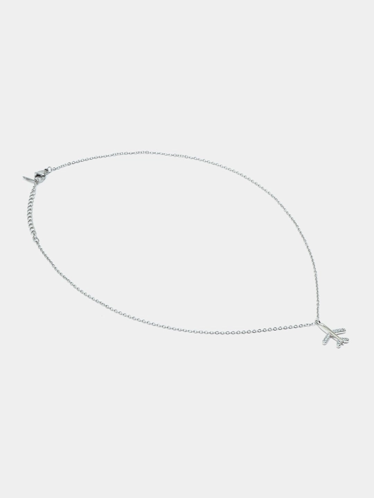 Bo'yin uchun zargarlik zanjiri, marjon bilan "Delfin-kit", "Samolyot"