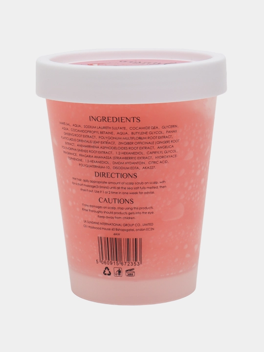 Скраб-шампунь Aisunlee Strawberry Scalp Scrub, 250 г, для глубокого очищения