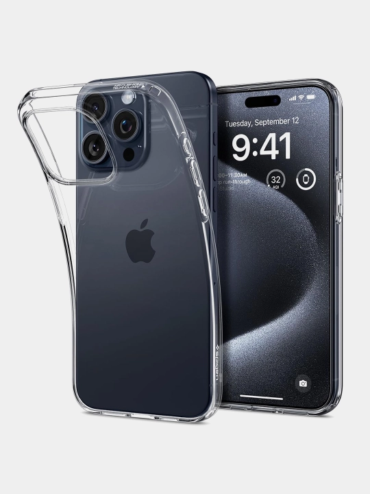 Chexol iPhone 7, 8, XR, XS, 11,12,13,14,15,16,17,Pro,Max,Plus,Mini uchun,silikonli,shaffof