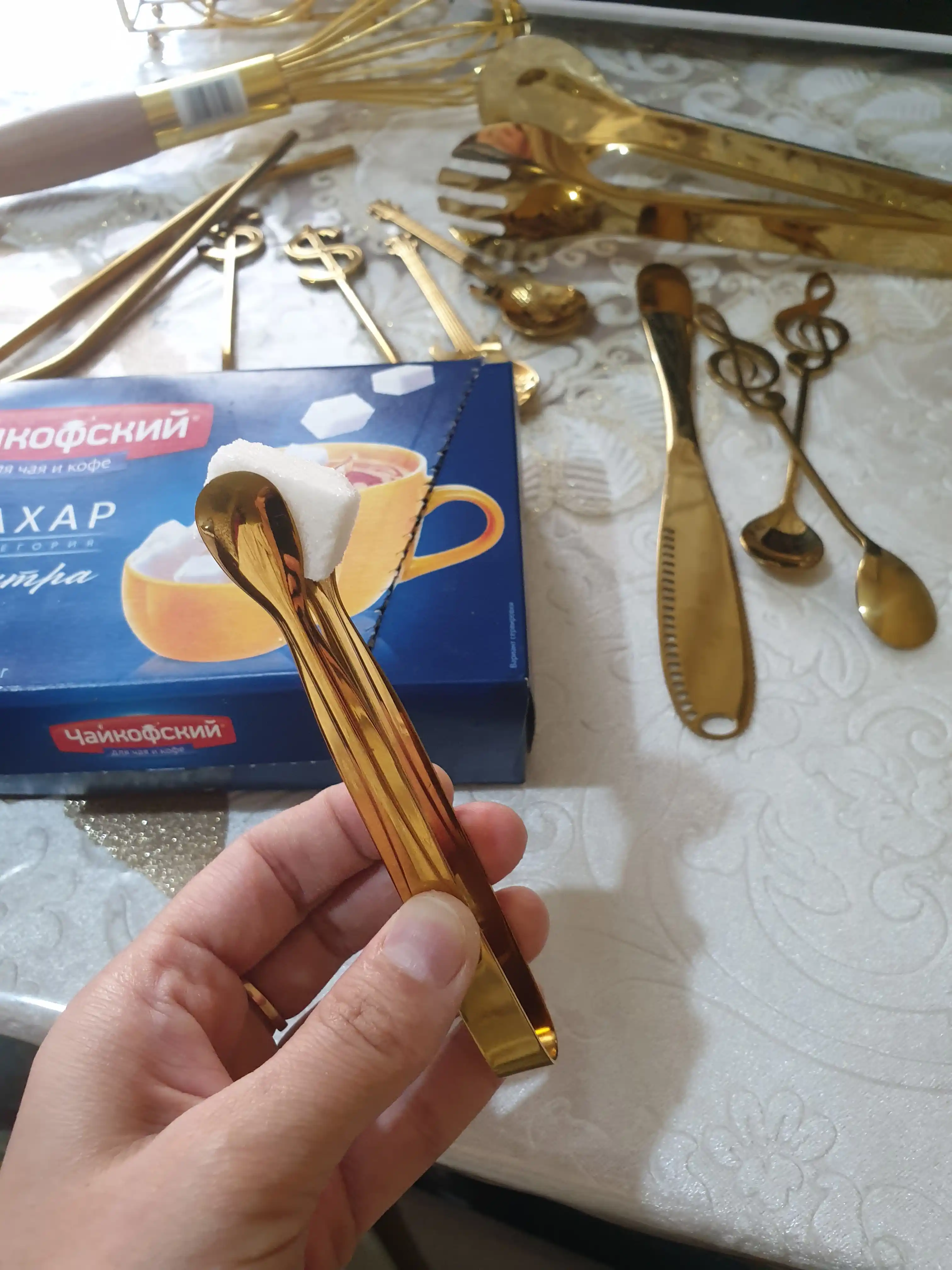 Щипцы для сахара, льда, угля, кальяна