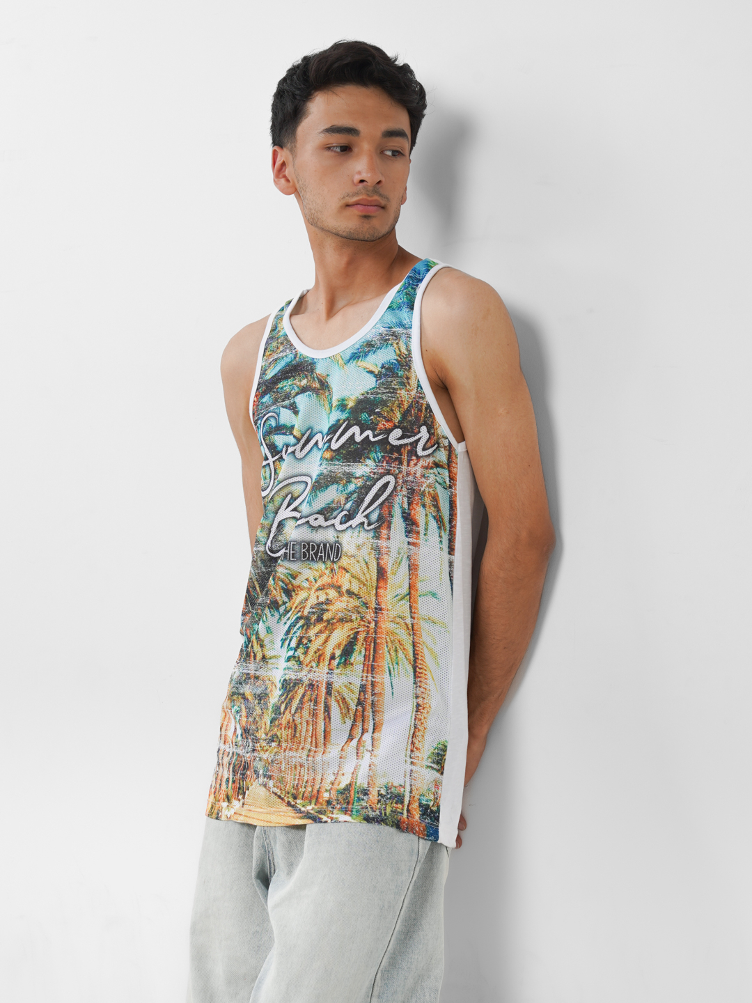 Майка мужская летняя, дышащая сетка, Турция купить по низким ценам в ...