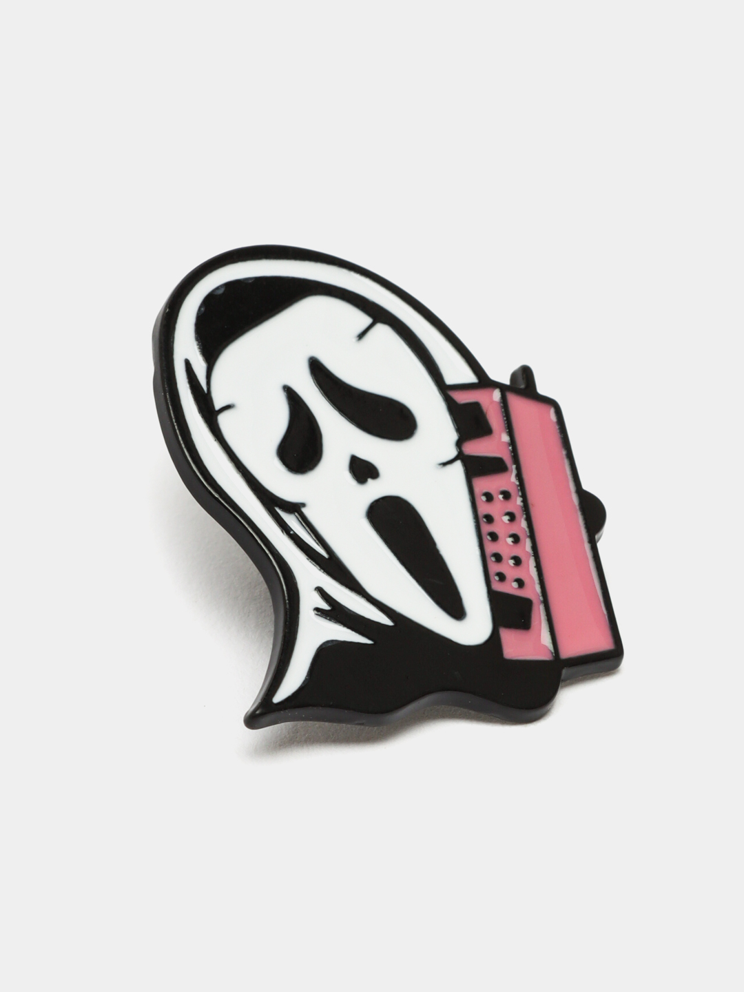 Металлические значки, пин на одежду "Хэллоуин, тыква, кошка, летучая мышь, закат"