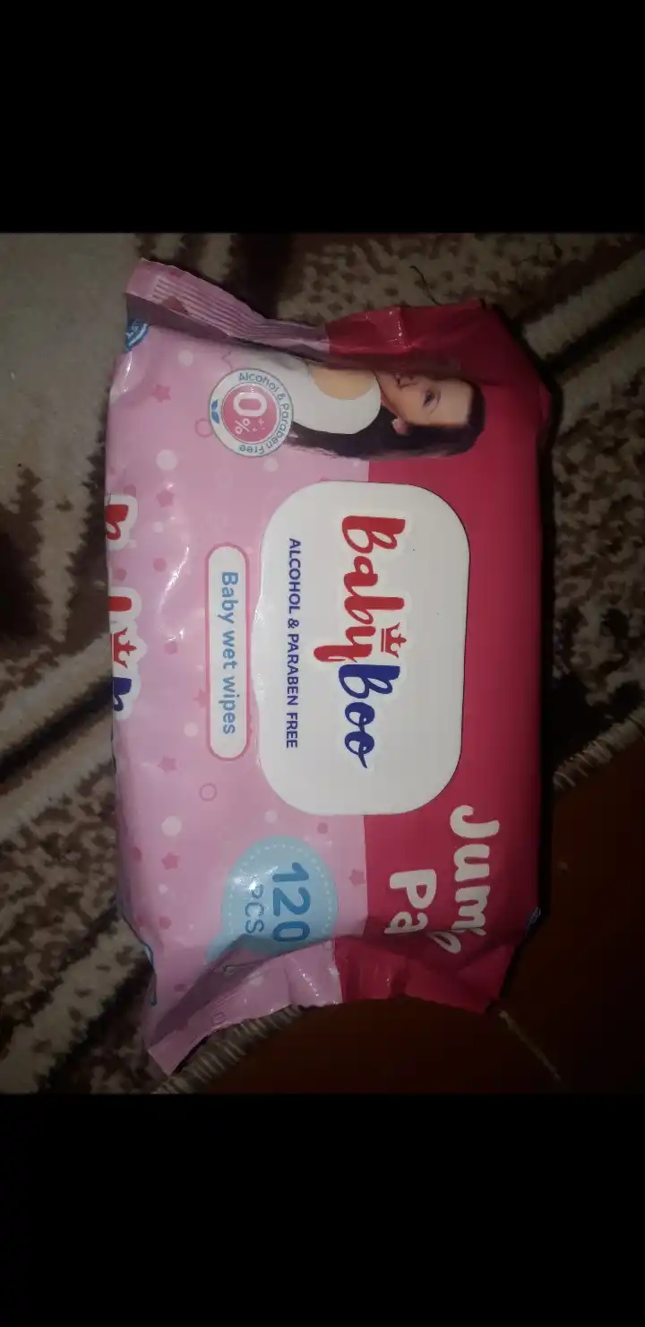 Nam salfetkalar BabyBoo, 120 dona