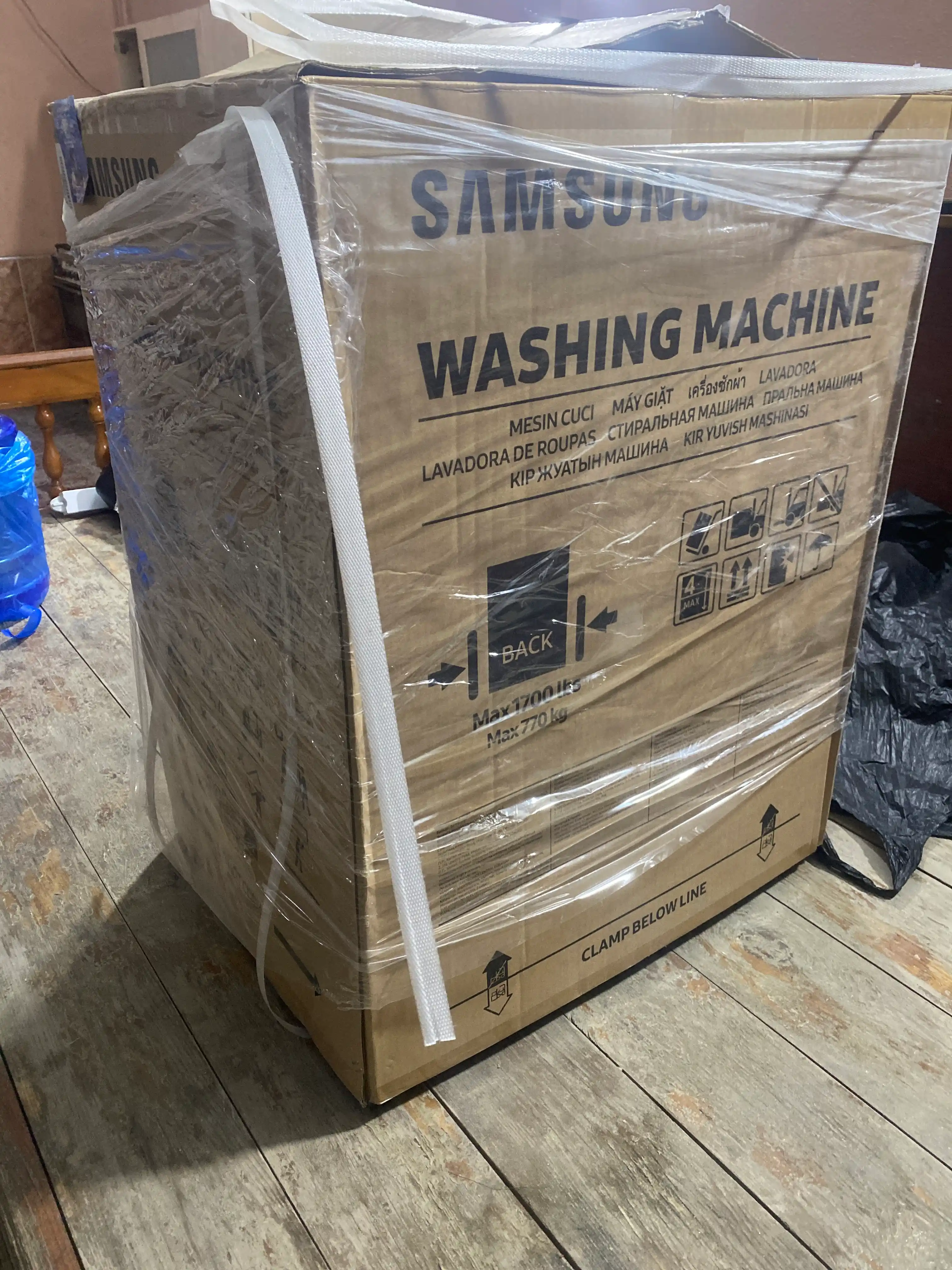 Avtomatik kir yuvish mashinasi SAMSUNG 6.5 kg, Eco Bubble, inverter WW65AG4S21C "ELD/XLD"