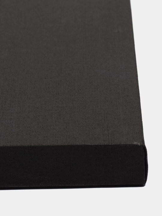 Bo'yash uchun ramkali gruntlangan xolst, 280 g/m3, qora, katta, kichik