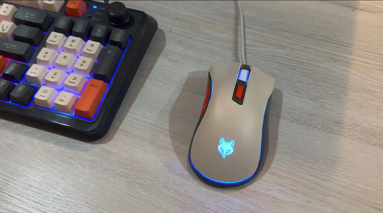 Simli klaviatura, o'yin membranasi jim Xunfox k82 o'yin