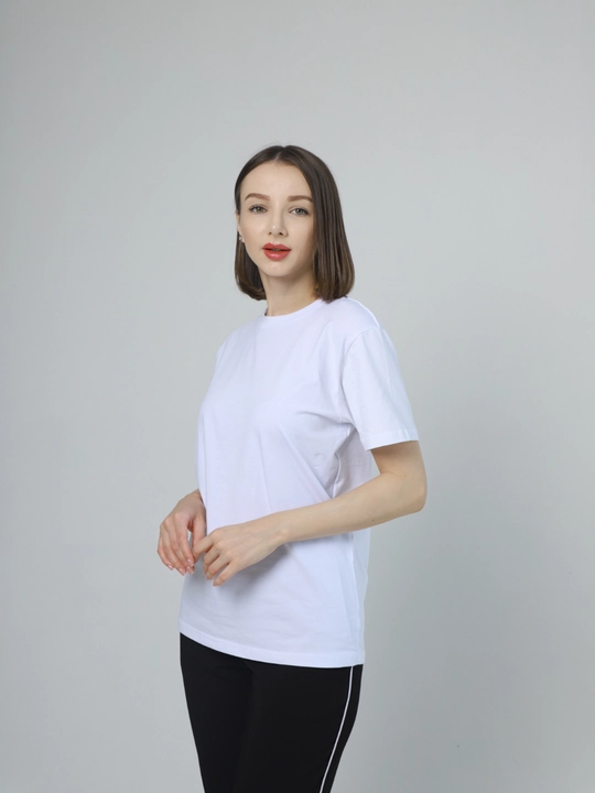 Футболка женская, для дома и улицы, 100% хлопок ASHA