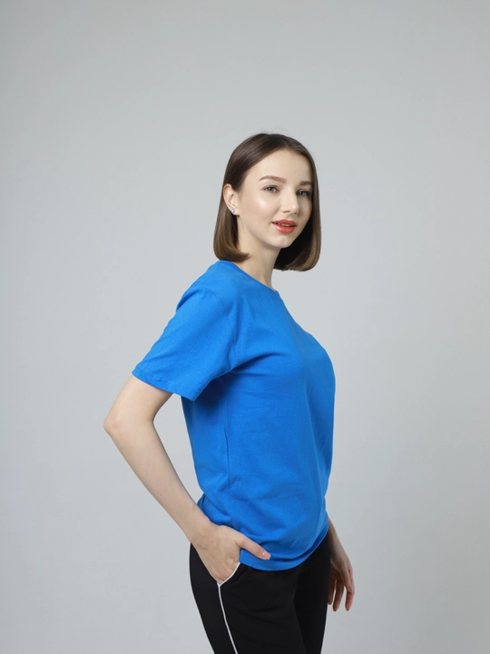 Футболка женская, для дома и улицы, 100% хлопок ASHA