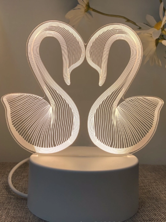 Svitilnik, 3D chiroq, tungi chiroq, sovg alar qizlar uchun