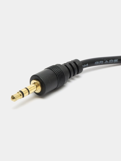 Кабель аудио AUX 3.5 мм jack - AUX 3.5 мм jack стерео, переходник Джек 3.5   1,5 метра