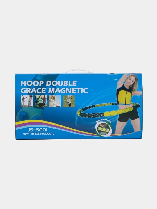 Массажный обруч для похудения JS-6001 Hoop Double Grace Magnetic, 1.8 кг