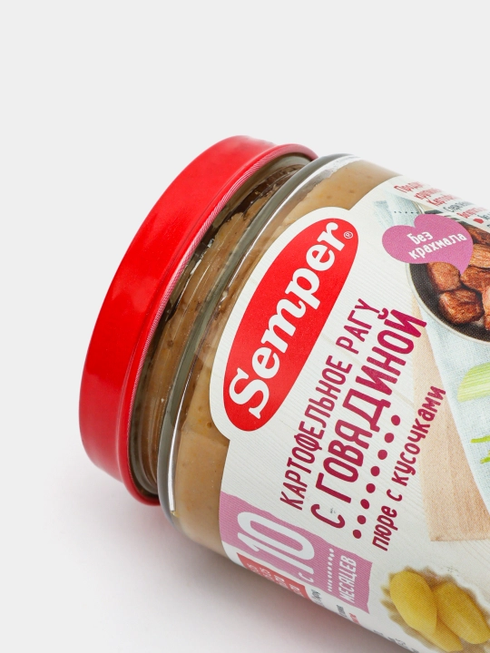 Semper pyuresi mol go'shti bilan kartoshka ragu, 10+ oy, 190 g