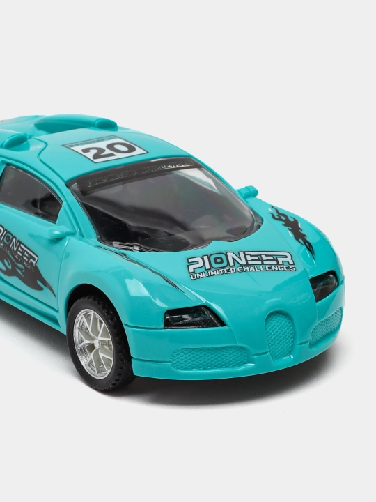 Игрушечная машинка Pioneer, инерционный гоночный автомобиль для детей, пластиковый, 13 см