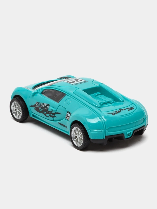 Игрушечная машинка Pioneer, инерционный гоночный автомобиль для детей, пластиковый, 13 см