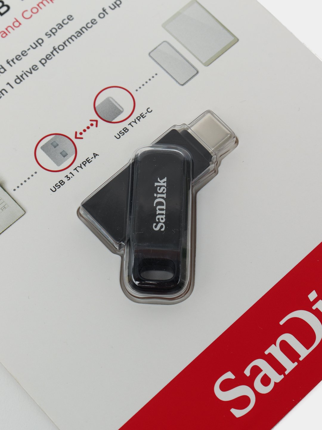 Флешка Sandisk Ultra Dual Drive Type-C 128/256 Gb 400Mb/s Usb 3.2,  iOS/Android/Windows купить по низким ценам в интернет-магазине Uzum  (1039816)