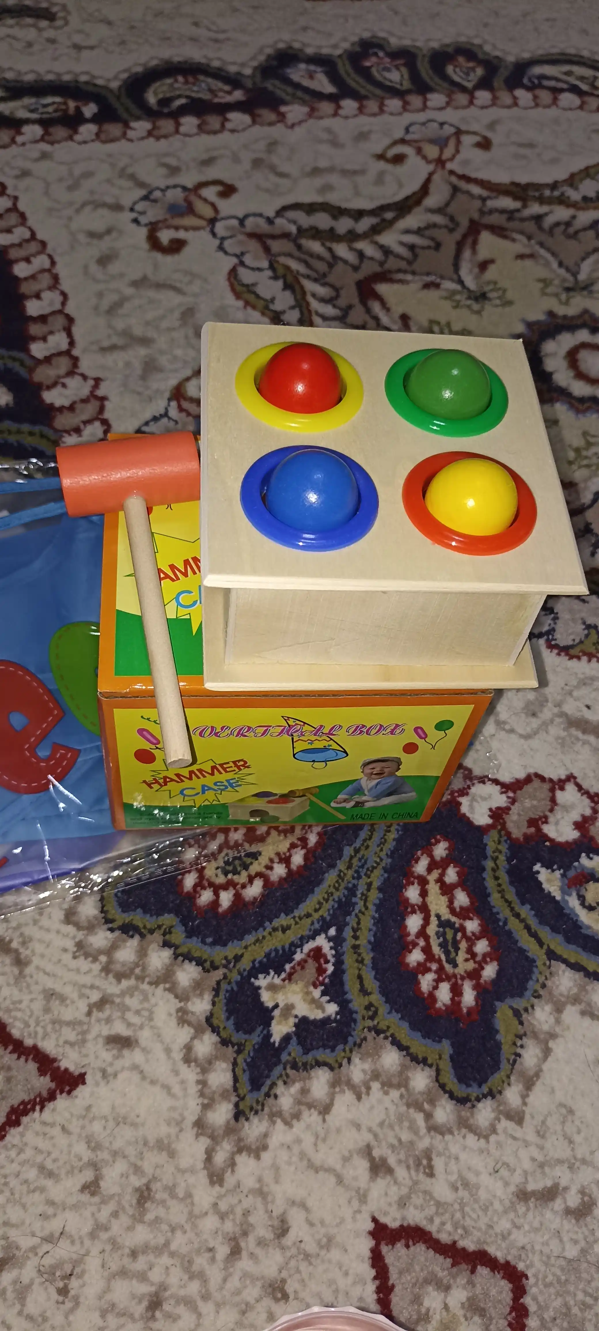 O'quv bolalar o'yinchog'i, bizibord, ijodiy sovg'a, yog'och o'yin, Montessori