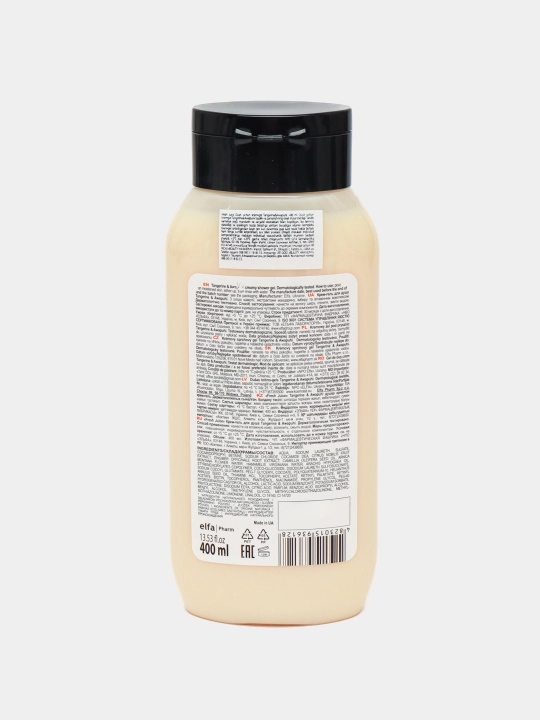 Dush uchun kremli gel, Fresh Juice "mandarin va avapuhi", 400 ml