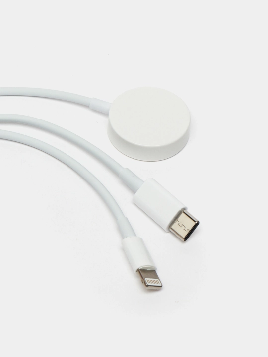 Зарядное устройство 3 в 1: iPhone, кабель Type-C / Lightning, iWatch, быстрая зарядка