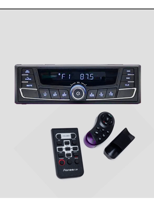 Pioneer Gentra mini avtomagnitafon Rul pulitli Blutus Usb flehska aux Fm universal mafon