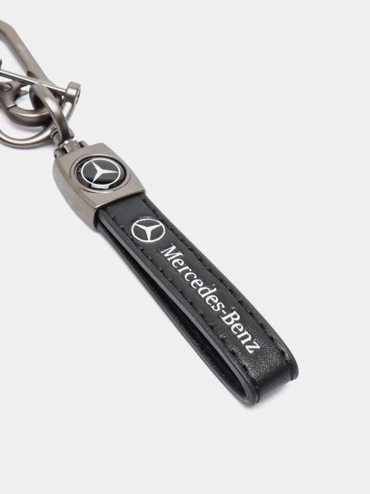 Кожаный брелок для ключей автомашины BYD, Hyundai, Mercedes Benz