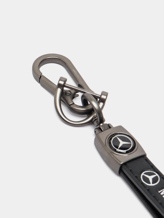 Кожаный брелок для ключей автомашины BYD, Hyundai, Mercedes Benz