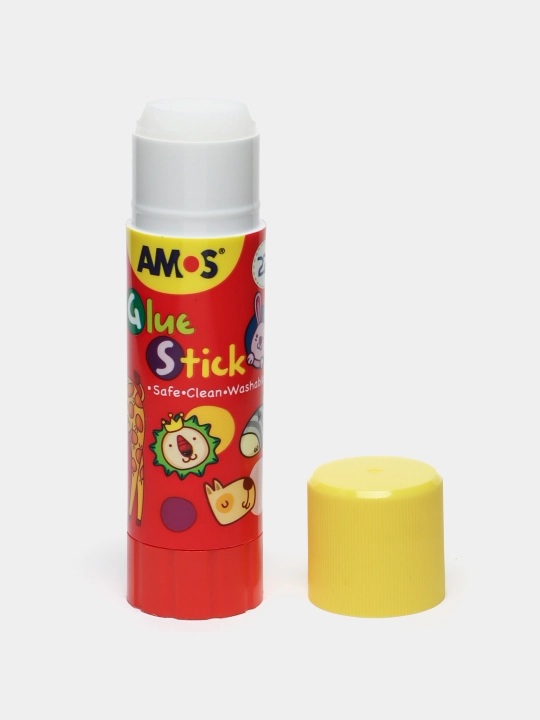 Клей стик Animal красный Amos, 22 г, GSW22AR MR000940