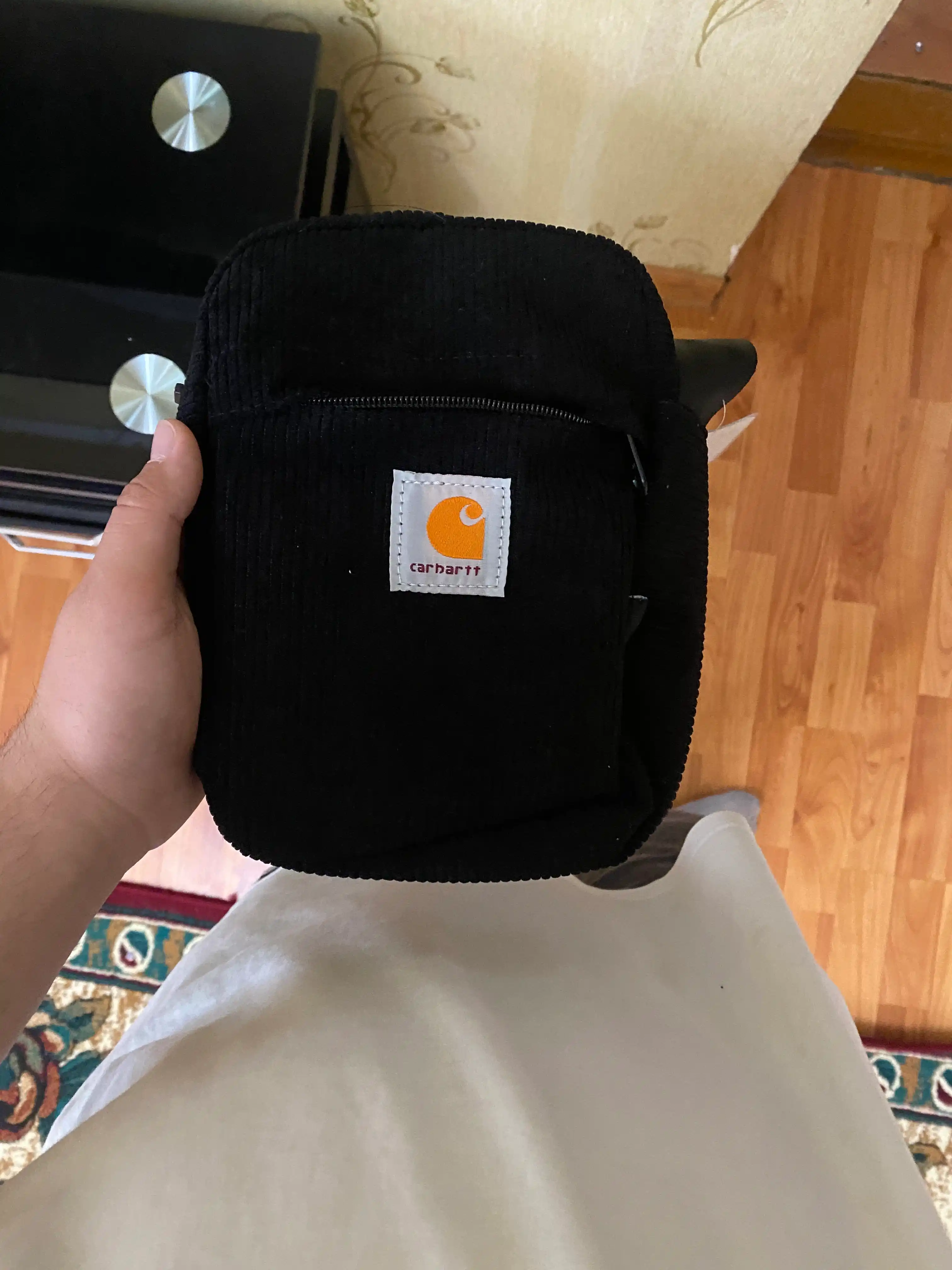 Сумка Carhartt Wip, через плечо, универсальная, унисекс, вельветовая, на ремне