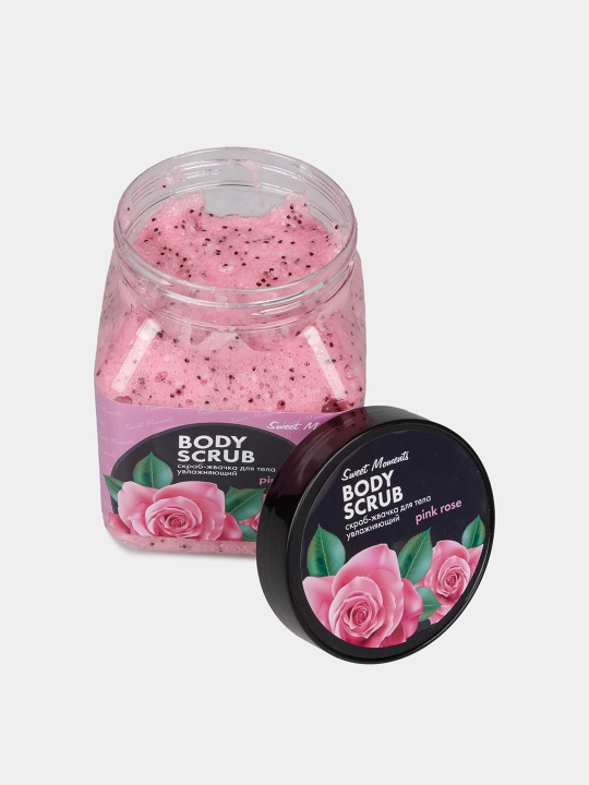Скраб для тела Sweet Moments, 250 г, натуральный, увлажняющий, антицеллюлитный