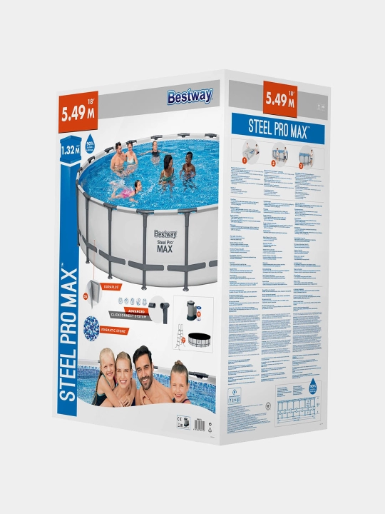 Бассейн каркасный 549 * 132 см, Bestway 561FJ