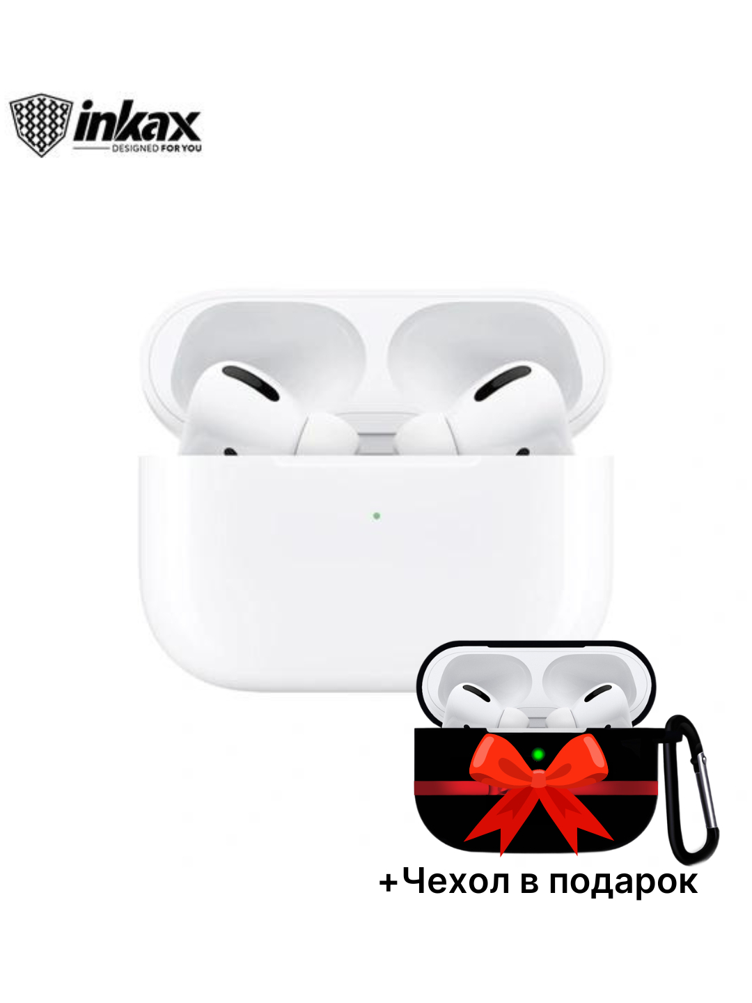 Беспроводные наушники с хорошим микрофоном Inkax PRO T03 300mAh Bluetooth  TWS, iOS/Android купить по низким ценам в интернет-магазине Uzum (1039162)