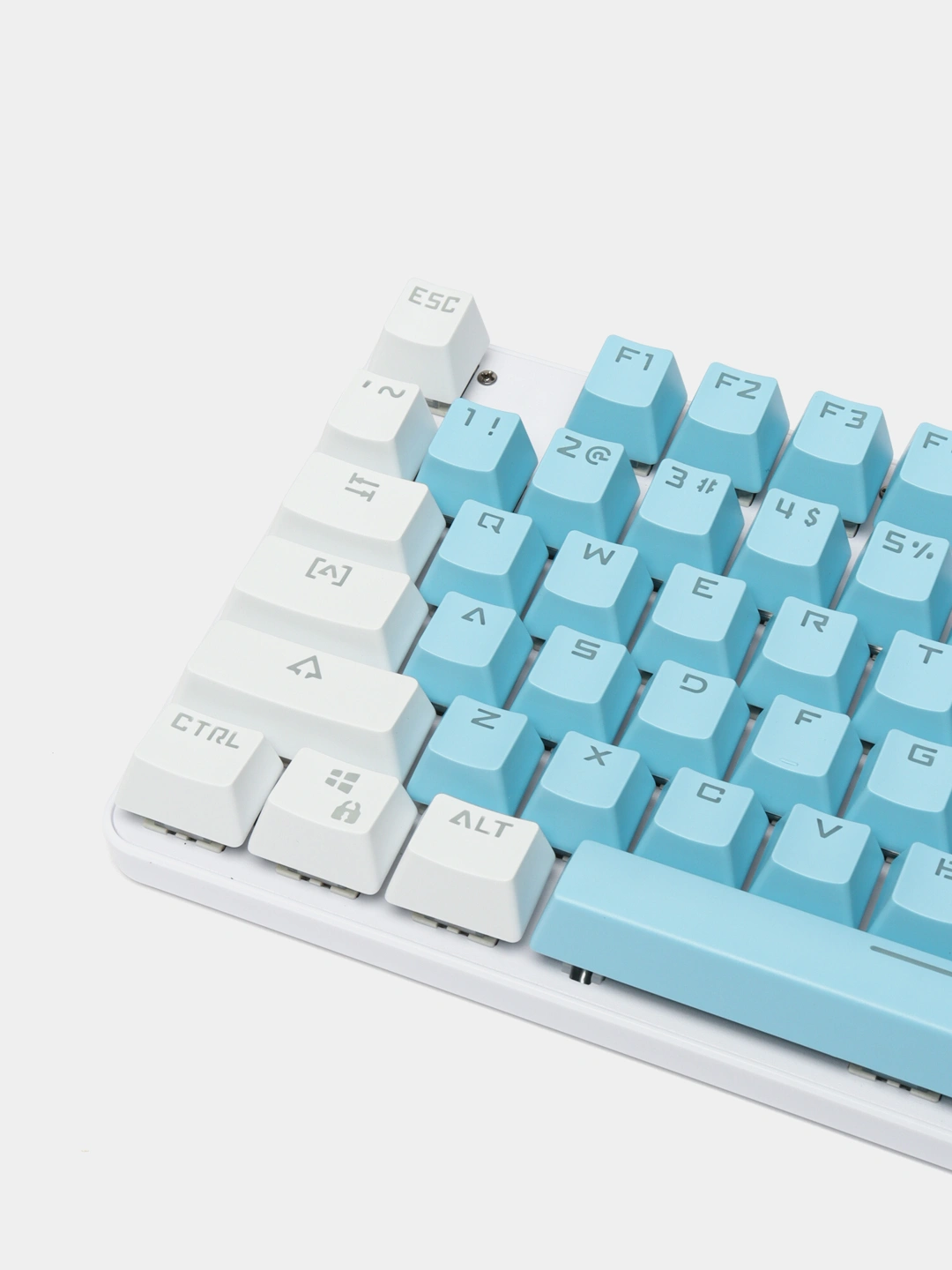 Механическая клавиатура BAJEAL K100.сине-белым 87клавишами с РГБ ...