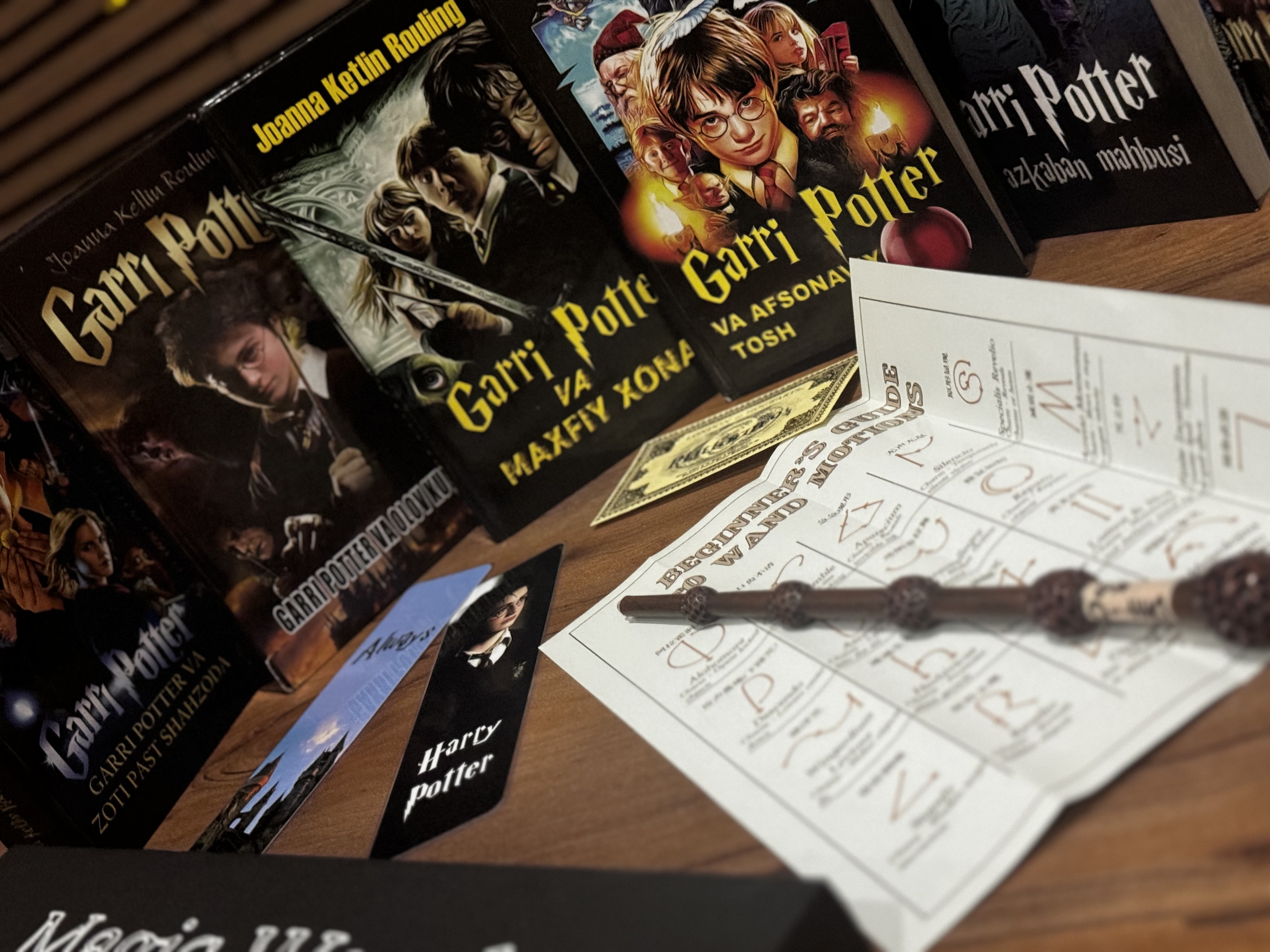 Chiroqli sehrli tayoqcha Harry Potter chiroq bilan, Dambldor, Garri Potter, Volendemort