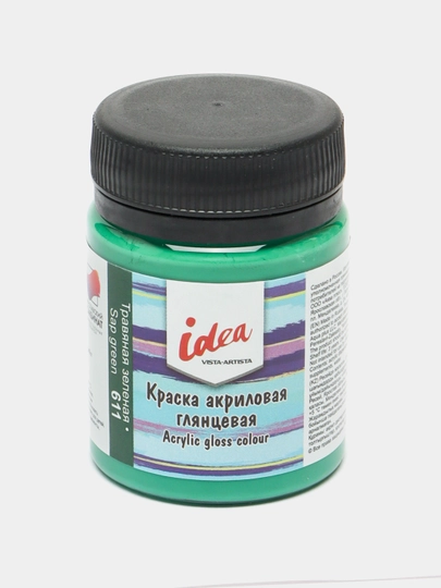 Краска акриловая Vista Artista 50 мл, травяная - зеленая, IGA-50sapgreen q0000017919