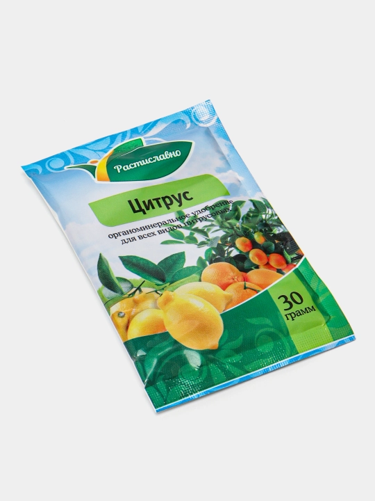 Citrus — barcha turdagi sitrus o‘simliklari uchun organomineral o‘g‘it, 30 g