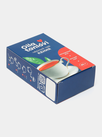 Qora choy Oila tanlovi "Keniya", granullangan, 80 g