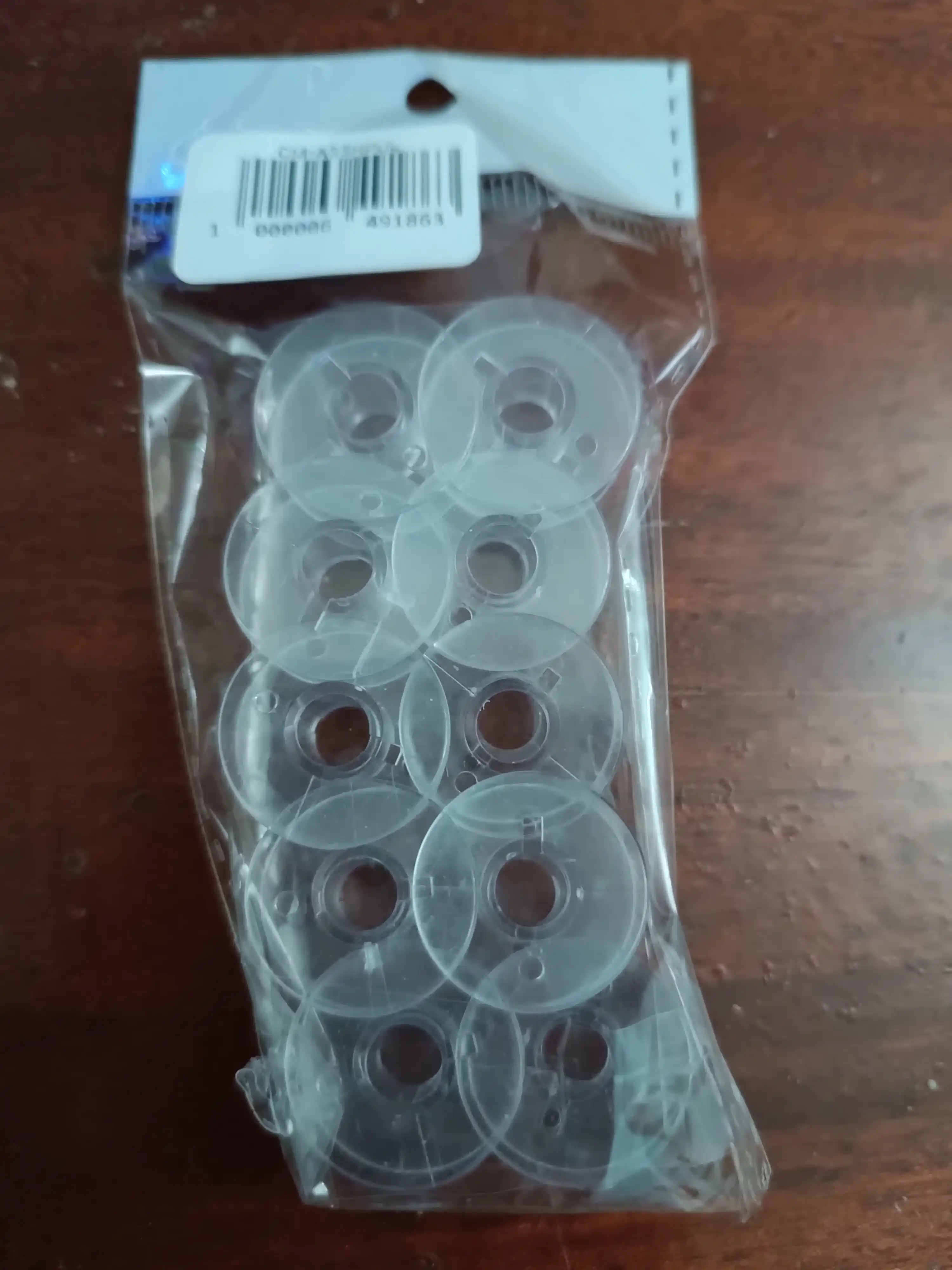 Uy tikuv mashinalari uchun bobinlar, plastik mok tikuv mashinaga( pachka 10 dona)