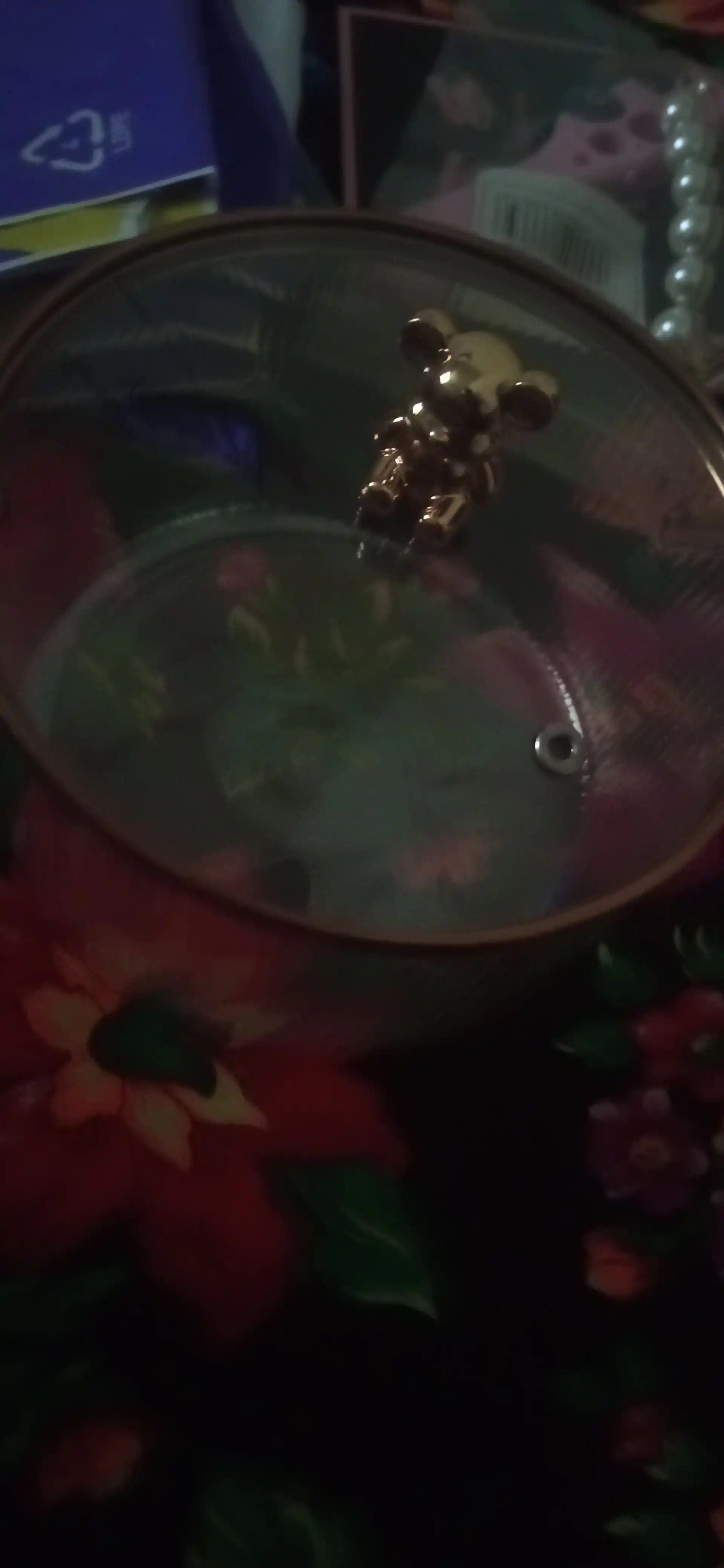 Qopqoqli shisha kastryulya, issiqqa chidamli, 1.6 litr