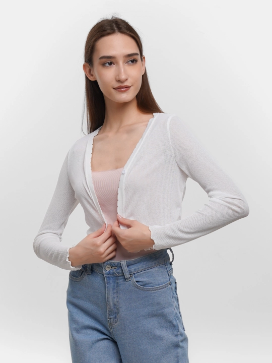 Kардиган для женщин, длинный 140 см, короткий 50 см, ХБ