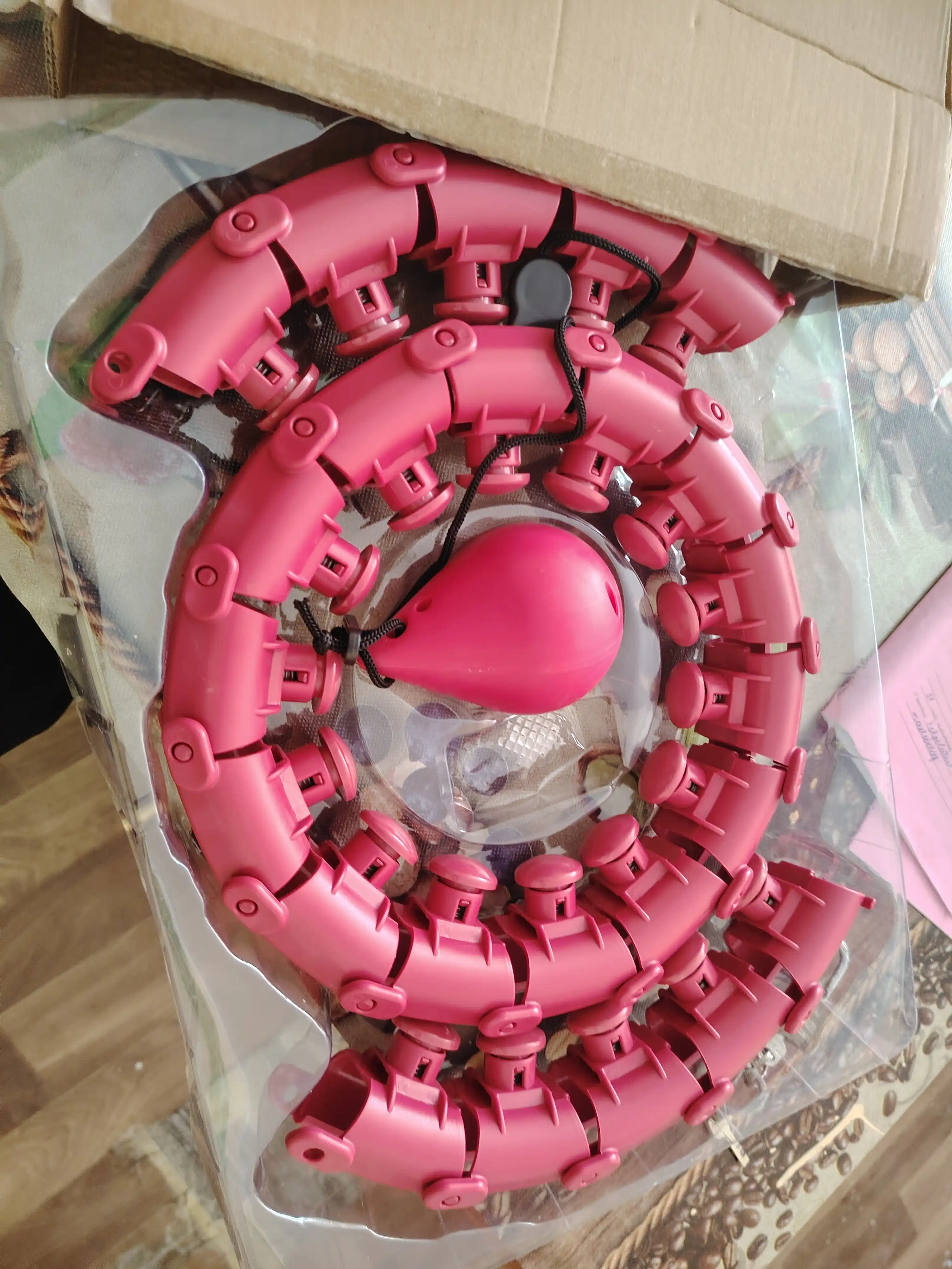 Hula Hoop, fitnes, bel uchun massaj halqasi, 57 sm dan 110 sm gacha