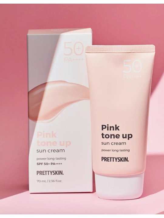 Namlantiruvchi quyoshdan himoya qiluvchi krem Prettyskin SPF50+ PA++++, 70 ml