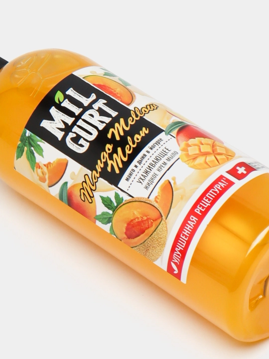 Suyuq krem-sovun MilGurt, yogurtdagi mango va qovun, 860 gr