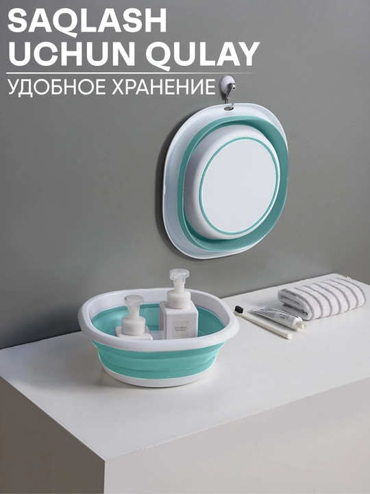 To'plam havza, 3 ta dona, havzasi oziq-ovqat darajasi silikon, 10, 5, 3 litr