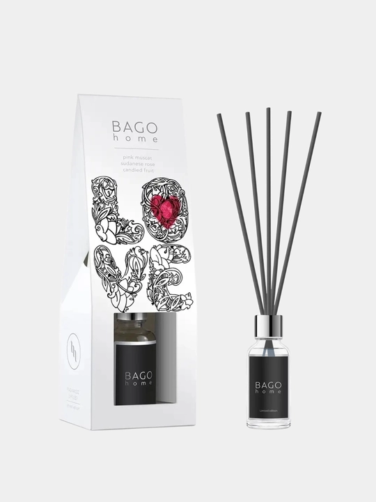 Tabiiy xushbo'y diffuzor BAGO home Love only, 30 ml